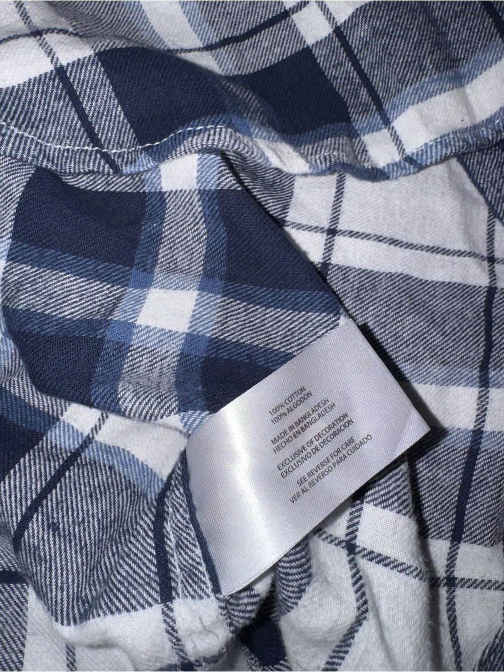 GAP Women's Plaid Flannel Button-Up Shirt | Size M - 100% Cotton - Picture 4 of 4